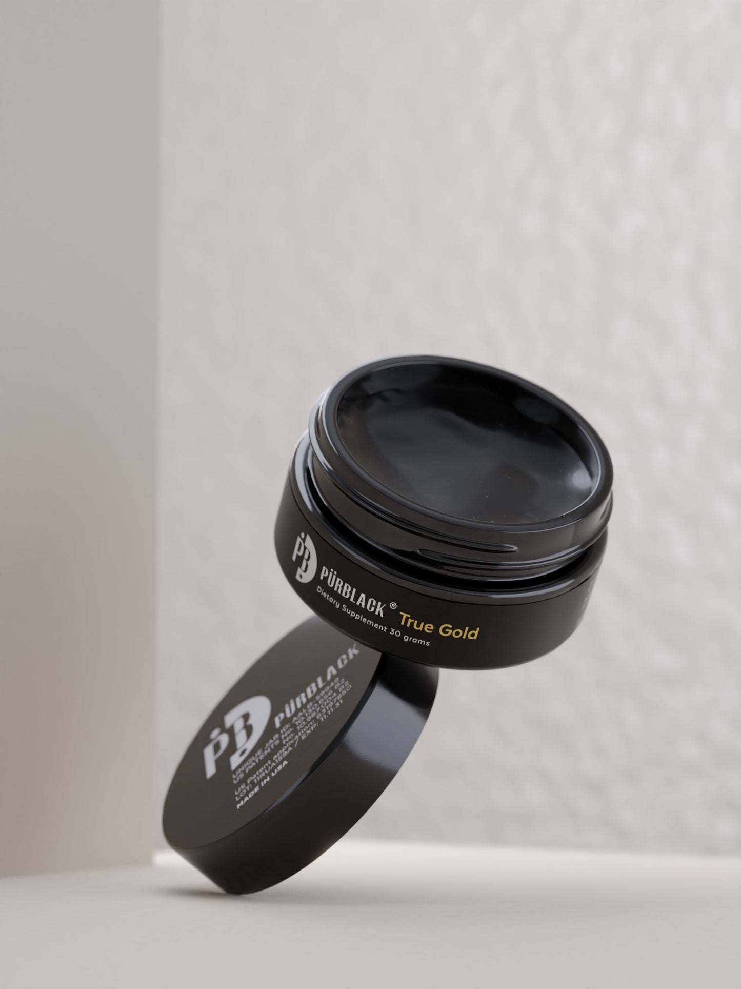 Pürblack Shilajit Live Resin with True Gold 555 PPM, 30 grams