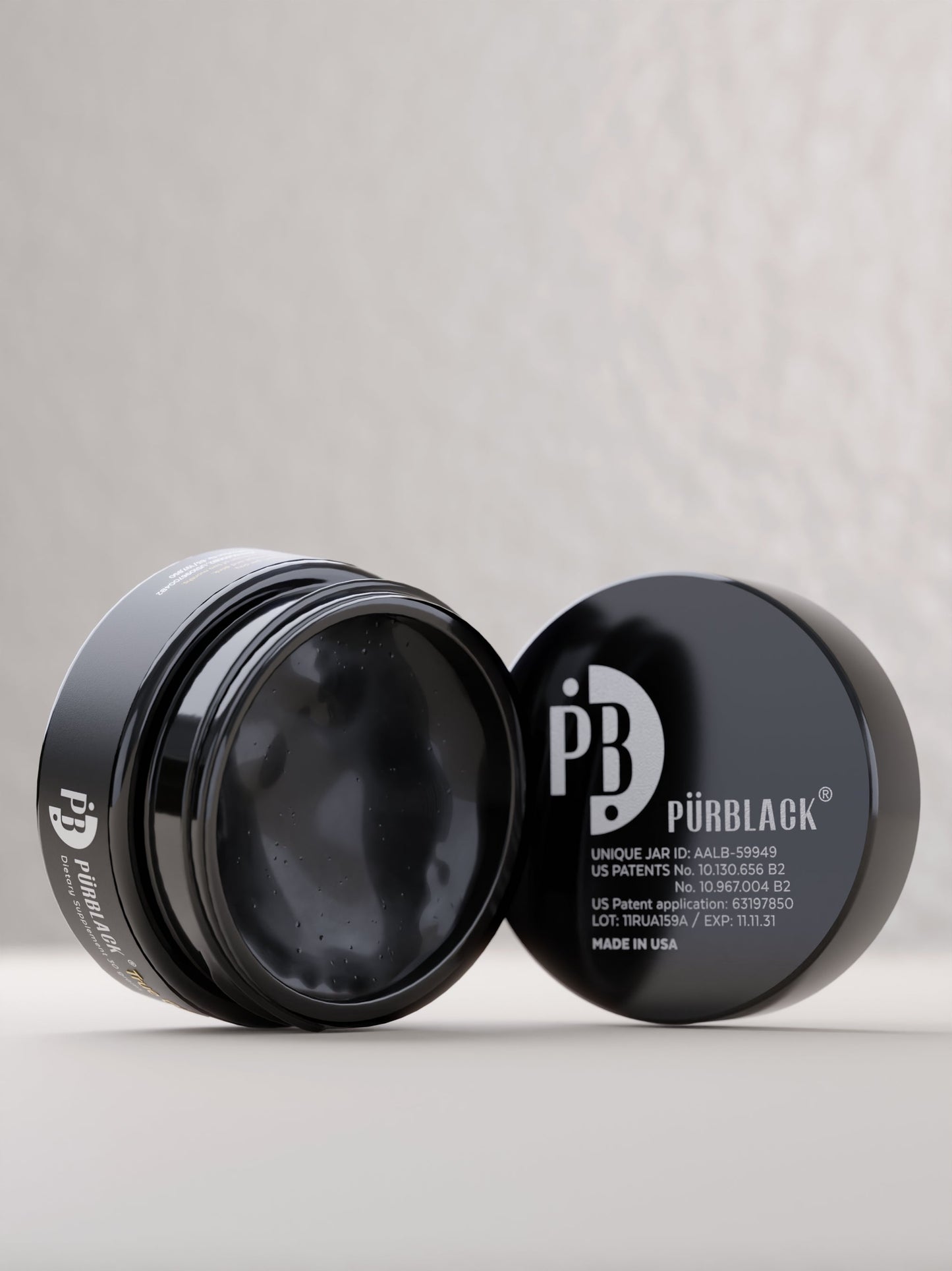 Pürblack Shilajit Live Resin with True Gold 555 PPM, 30 grams